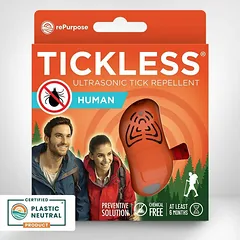 Tickless Human ultragarsinis blusų repelentas žmonėms, oranžinis