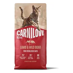 Carnilove Active Adult Sterilised mit Lamm & Wildschwein