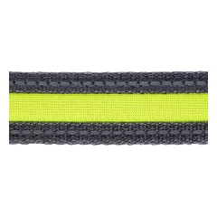 Nomad Tales Spirit USB LED pavadėlis, neoninis geltonas ir pilkas, 120 cm ilgio, 25 mm pločio — 5 nuotrauka