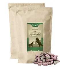Lyra Horse® morkų, aviečių ir žolelių skanėstai, 5 kg — 2 nuotrauka