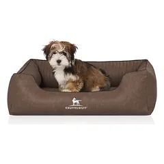 Knuffelwuff ortopedinis guolis šunims Chesapeake iš dirbtinės odos, Vidutiniams 11–25 kg — 3 nuotrauka