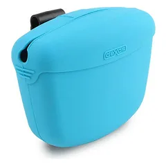 Dexas Pooch Pouch - novatoriška, patogi, silikoninė skanėstų dėžutė, Szary — 1 nuotrauka