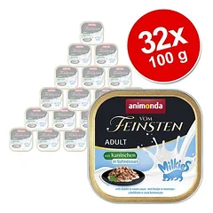  Sparpaket animonda Vom Feinsten Adult Milkies in Sauce 32 x 100 g