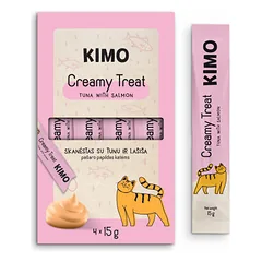 Kimo Cat Creamy Tuna Salmon tyrelės skanėstas katėms 60 g