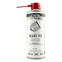 Wahl Blade Ice Spray 4 in 1 - priemonė ašmenų vėsinimui, valymui, tepimui ir apsaugai, 400ml — 2 nuotrauka