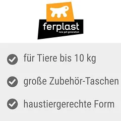 Ferplast kuprinė Voyager 400, L 33 x B 23 x H 41 cm — 4 nuotrauka