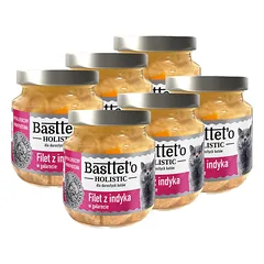 Basttet'o Holistinė kalakutienos filė galetėje katėms 6x130g