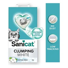 Sanicat Klumpende Katzenstreu mit frischem Baumwollduft