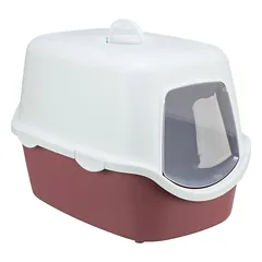 Trixie Vico Cat Litter Tray uždara kačių tualeto su dangčiu, durelėmis ir kastuvėliu, 40 × 40 × 56 cm