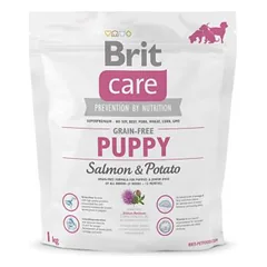 Brit Care Grain-Free Puppy Salmon sausas maistas šuniukams su lašisa 1kg