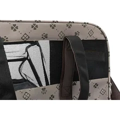 Trixie Maxima Carrier išskleidžiama transportavimo tašė šunims, smėlio/ruda, 33x32x54 cm, iki 8 kg — 3 nuotrauka