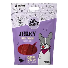 MR. BANDIT Jerky ančių filė šunims 500 g parduotuvėje mumbo.lt