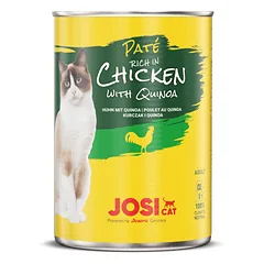 JosiCat paštetas suaugusioms katėms su vištiena ir bolivinėmis balandomis, 400g