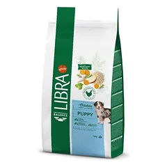 Libra Dog Puppy Chicken sausas maistas šuniukams, nėščiosioms ir žindančioms kalėms, 12 kg