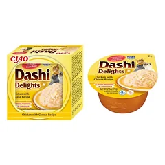 Inaba Churu Dashi Delights Chicken With Scallop Recipe With Cheese skanėstai katėms, 6 vnt., 72 g