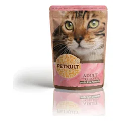 Petkult Adult konservai katėms su vištiena, 100 g photo