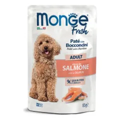 Monge Fresh Adult konservai su lašiša šunims - Zoobazė