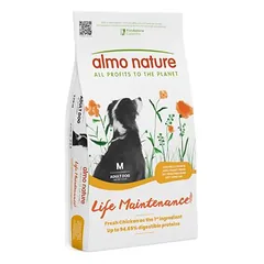 Almo Nature Life Maintenance Adult su višta ir ryžiais Medium, sausas maistas šunims