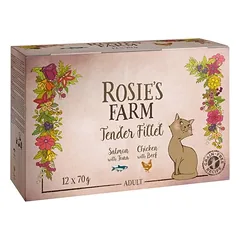 Rosie's Farm Tender Filet drėgnas maistas katėms 12 x 70 g — 4 nuotrauka