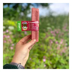 Jako sūris šunims su braškėmis, Yak Snack Strawberry, L dydis — 2 nuotrauka