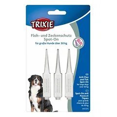 Trixie Spot-On blusų ir erkių apsaugos dideliems šunims lašai nuo blusų ir erkių, 3 x 5 ml