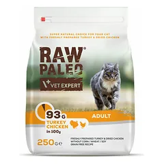 Raw Paleo Cat Adult Turkey & Chicken 0,25 kg