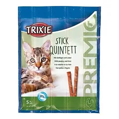 Trixie Premio Quadro Sticks Anti Hairball Chicken and Liver 25 g