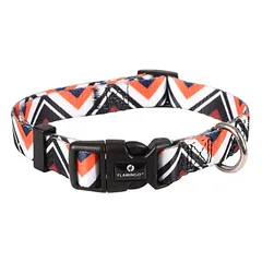 Flamingo Halsband Stian weiß/schwarz/orange