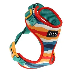 DOOG Neopren Geschirr Scout rot/gelb/blau