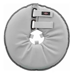 TRIXIE Apsauginė apykaklė, poliesteris/putplastis, L-XL: 53-56 cm/27 cm, pilka — 2 nuotrauka