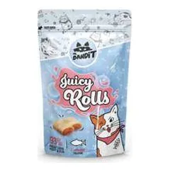 Mr. Bandit Juicy Rolls skanėstai katėms su lašiša, 40 g