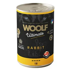 WOOLF Ultimate Adult Dog Rabbit and Tomatoes 400g drėgna maistas šunims su triušiu ir pomidorais