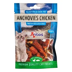 ANTOS Anchovies+Chicken skanėstai katėms 50g
