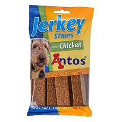 ANTOS Jerkey Strips Chicken Plokštelės Su Vištiena nuotrauka