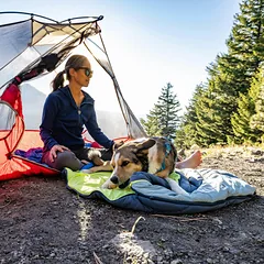 Kurgo Pup Sack Sleeping Bag - vandeniui atsparus miegmaišis šunims, su šiltu pamušalu, 102cm — 2 nuotrauka