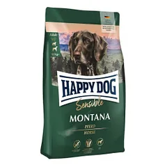 Happy Dog Montana visavertis pašaras suaugusiems šunims su arkliena, 1 kg