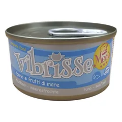 Vibrisse Tuna – Seafood drėgnas konservas katėms su tunu ir jūros gėrybėmis, 70 g