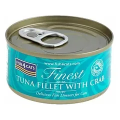 Fish4Cats Finest Tuna Fillet with Crab 70 g