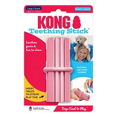 KONG Puppy Teething Stick žaislas kramtymui, dantų ir dantenų masažui, L dydis