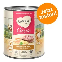Feringa Classic Meat bandomasis rinkinys 6 x 800 g, drėgnas maistas katėms — 3 nuotrauka