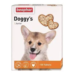Skanėstai šuniukams - Beaphar Doggy's Junior, 150 tablečių.