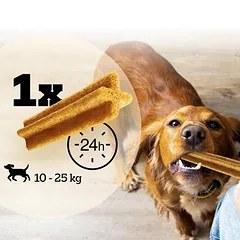 Pedigree Dentastix Light: dantų priežiūros skanėstas vidutinio dydžio šunims (10 - 25 kg) — 5 nuotrauka