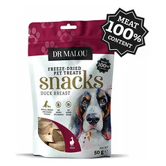Dr Malou Dog Freeze-Dried Duck Breast Meat Cubes 50 g