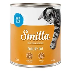 Smilla paukštienos indeliai drėgnas maistas katėms 6 x 800 g — 4 nuotrauka