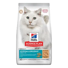 Hill's Science Plan Feline Adult Hypoallergenic sausas pašaras su kiaušiniais ir vabzdžių baltymais katėms