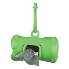 Trixie Bag Dispenser M maišelių konteineris, su kabliuku, 1 ritinėlis su 15 maišelių