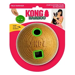 KONG Bamboo Feeder Ball M – interaktyvus žaislas šunims, skanėstų kamuolys
