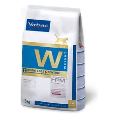 Virbac HPMD W2 WEIGHT LOSS & CONTROL veterinarinė dieta katėms