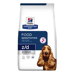 Hills Prescription Diet Food Sensitivities z/d sausas maistas alergiškiems, jautriems šunims, 3 kg