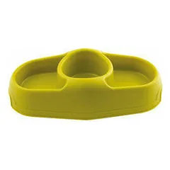 Pet bowl Tris cm. 35,5 x 18,5 x 9 h  with anti-slide, different colors